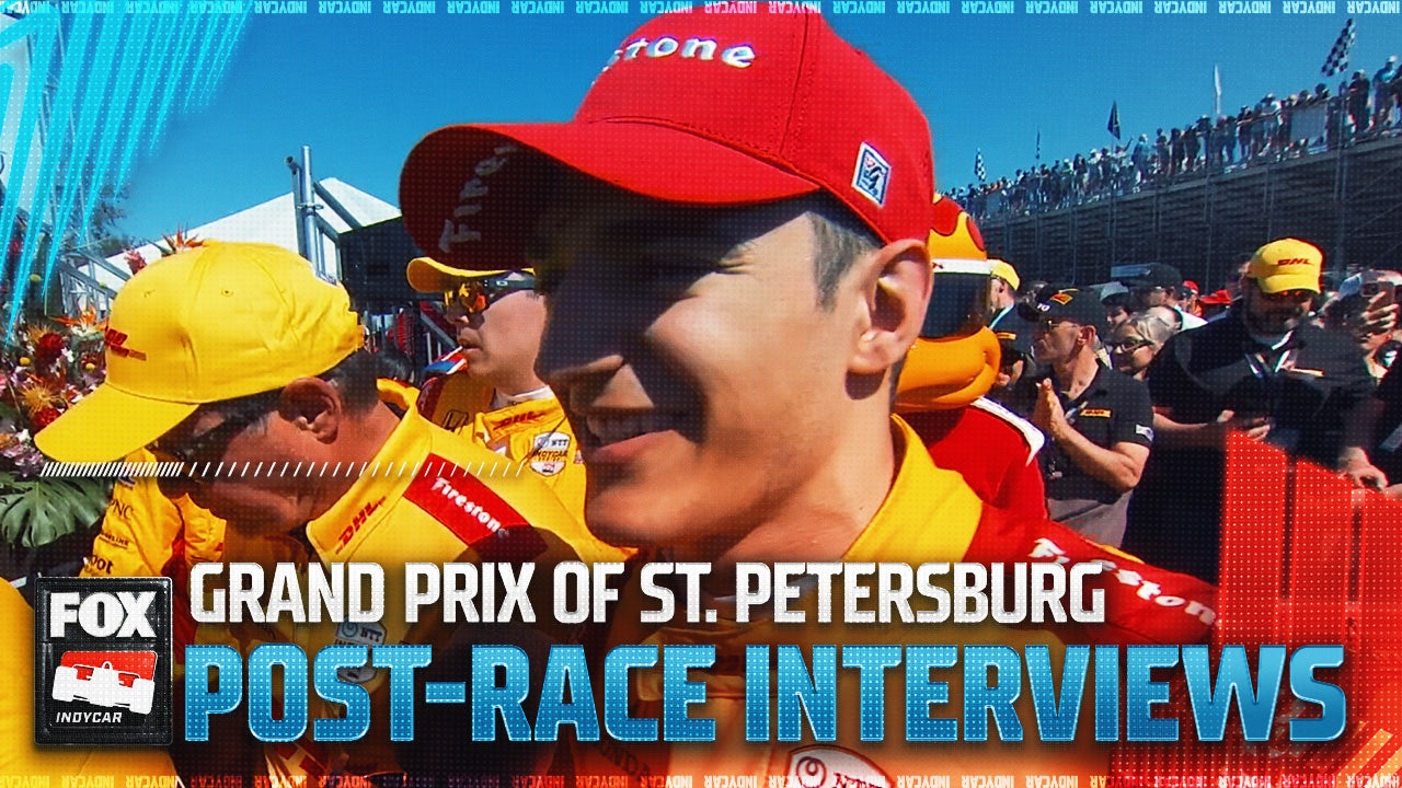 Alex Palou, Josef Newgarden and more post-race interviews from St. Petersburg | INDYCAR on FOX