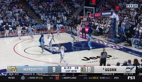 Paige Bueckers finishes tough scoop lay-up, extending UConn's lead over Marquette