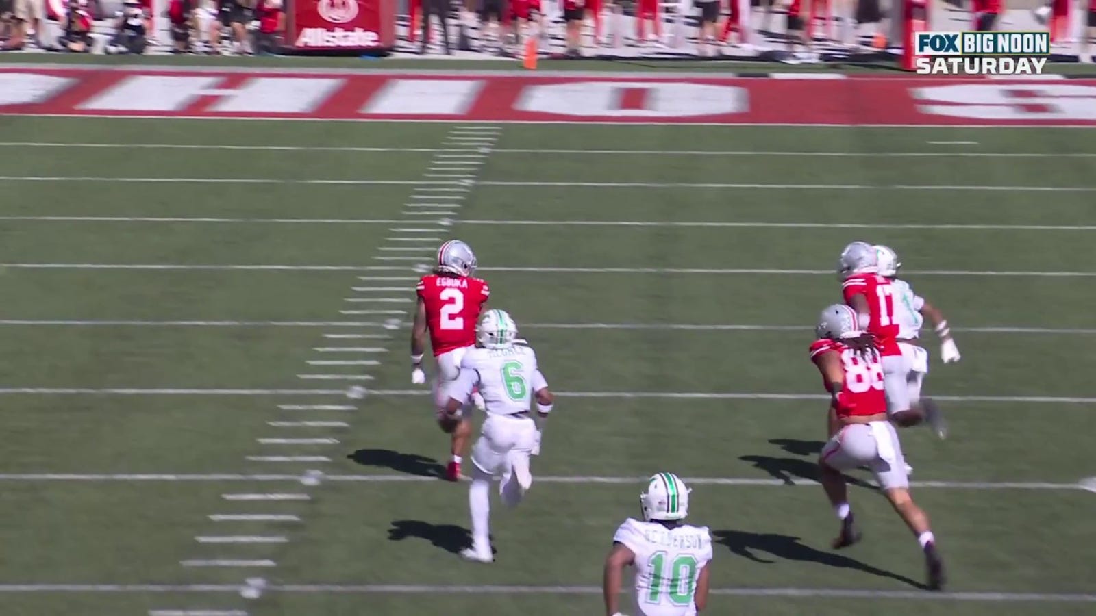 Ohio State's Emeka Egbuka shows off ELITE speed in 68-yard TD