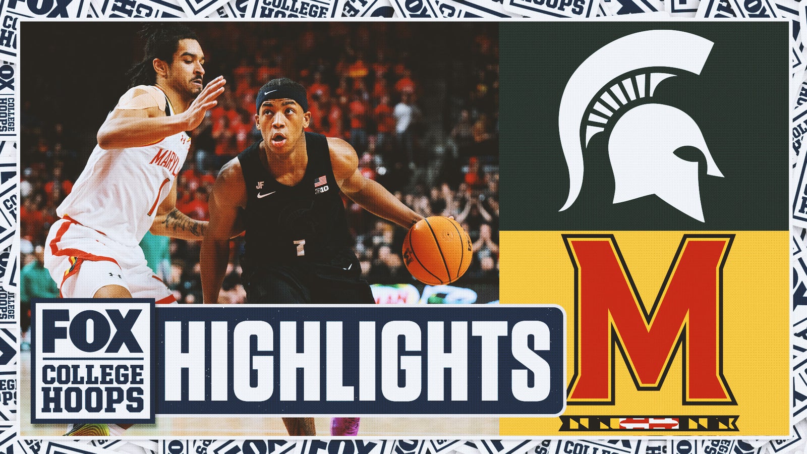 No. 8 Michigan State Spartans vs. No. 16 Maryland Terrapins 