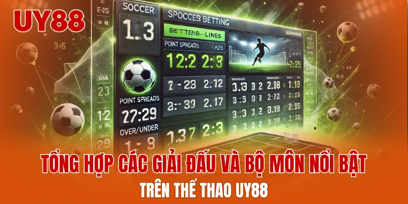 Tổng hợp các giải đấu và bộ môn nổi bật trên thể thao UY88